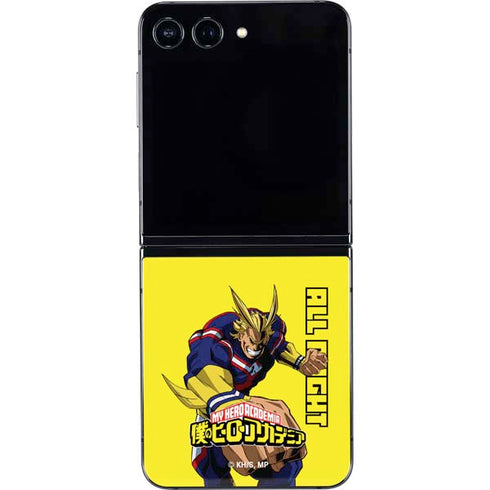 My Hero Academia All Might Season 5 Galaxy Z Flip5 5G Skin